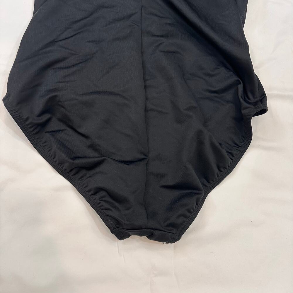 Miraclesuit‎ Jena One Shoulder One Piece Mesh Swimsuit | Black | SZ 16 - Picture 8 of 9